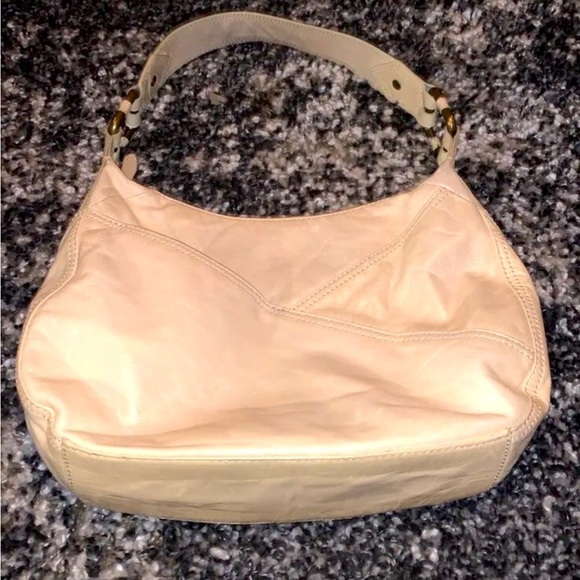 Wilson’s Leather Purse Women’s Bag Cream Colored Good Pre-Owned Condition - Picture 1 of 5